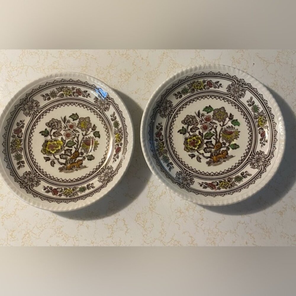 Vintage Wood & Sons salad plates